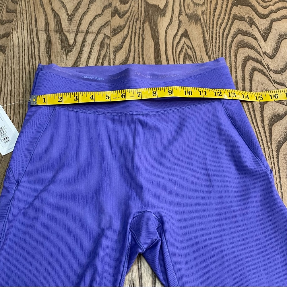 Outdoor Voices Thrive 7/8 Leggings- Violet Women’s Medium NEW - Picture 10 of 11